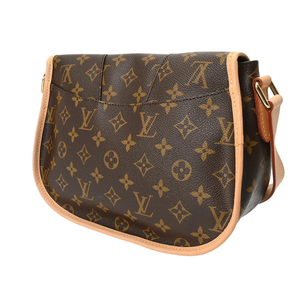 Louis Vuitton Brown Shoulder Bag Canvas Menilmontant Monogram Brown